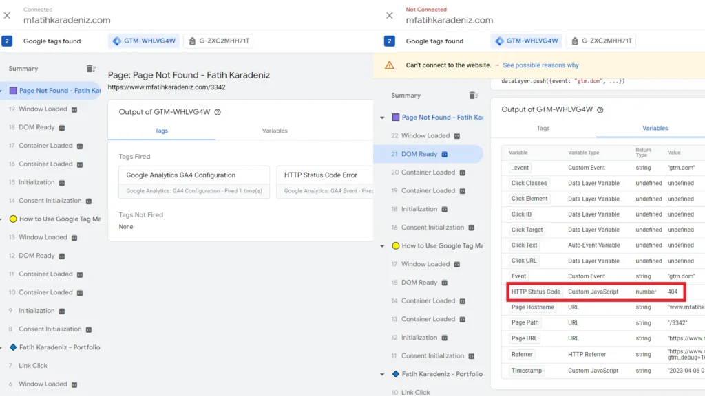 HTTP 404 Status Code