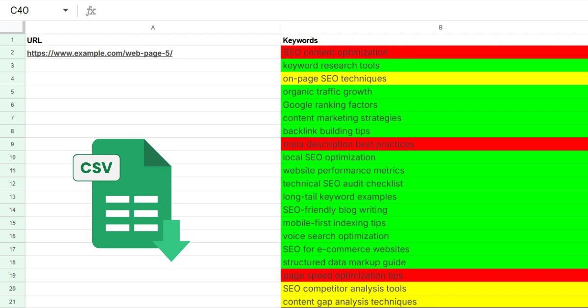 Automate Keyword Presence Checking with Google Apps Script